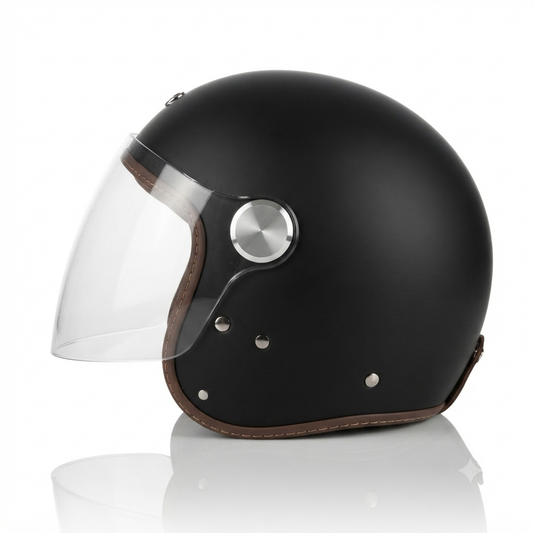 Casco jet fibra kulte II