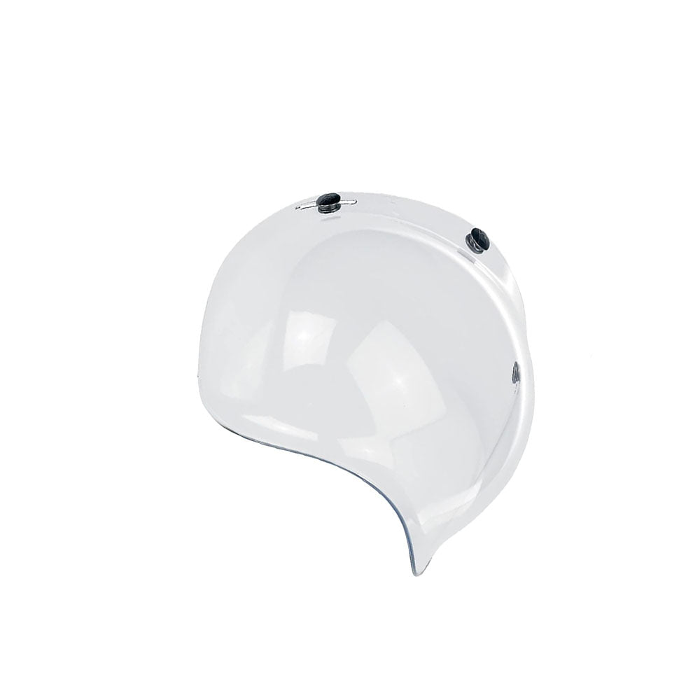Visiera bolla trasparente 3 bottoni