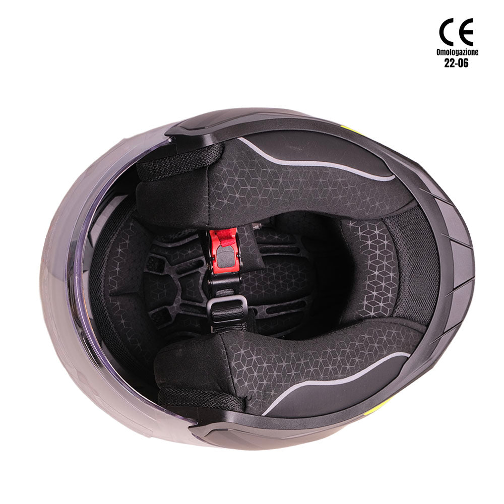 Casco jet nox myst doppia visiera taglia s (calza XS 53/54 cm)