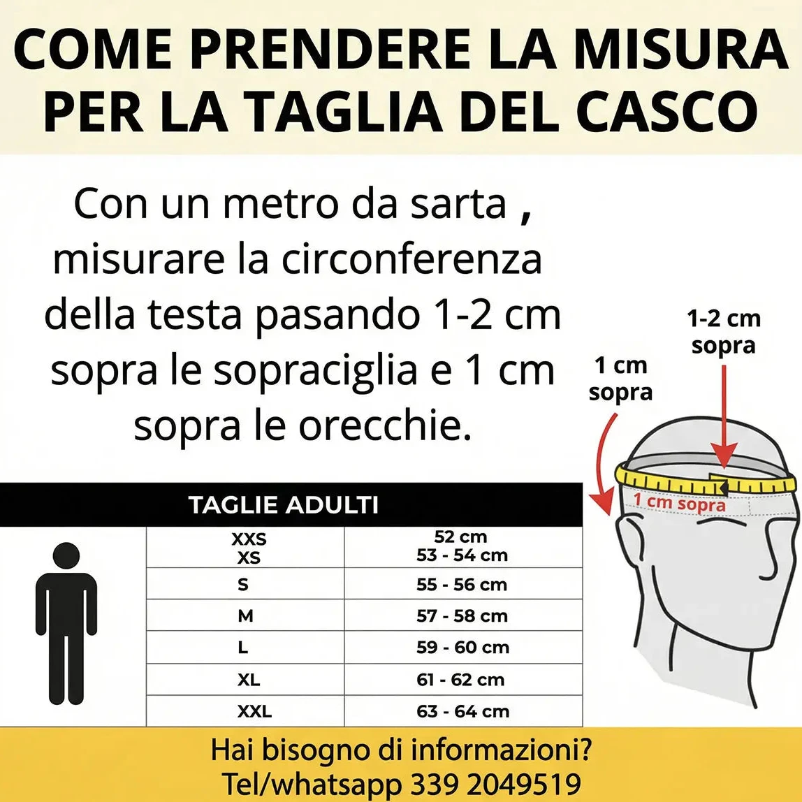 Casco 3 bottoni on fibra calotta piccola