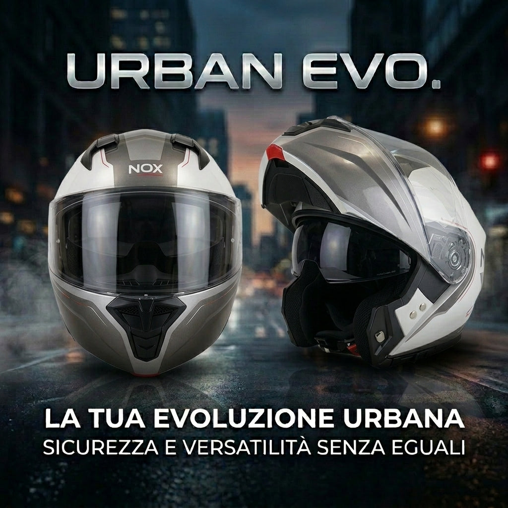 Casco modulare tomak omologato, visiera parasole