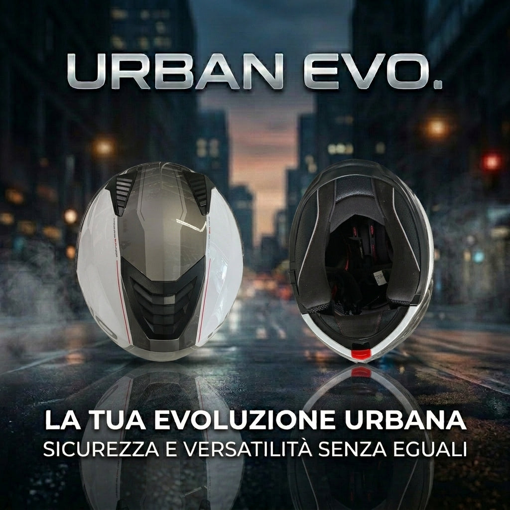Casco modulare tomak omologato, visiera parasole