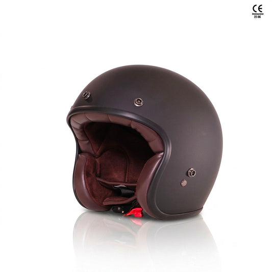 Casco 3 bottoni in fibra calotta piccola