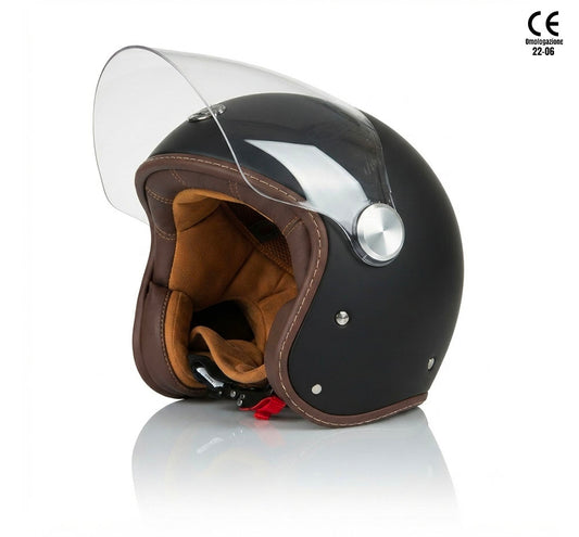 Casco jet fibra kulte II
