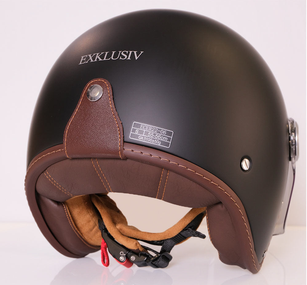 Casco jet fibra kulte II