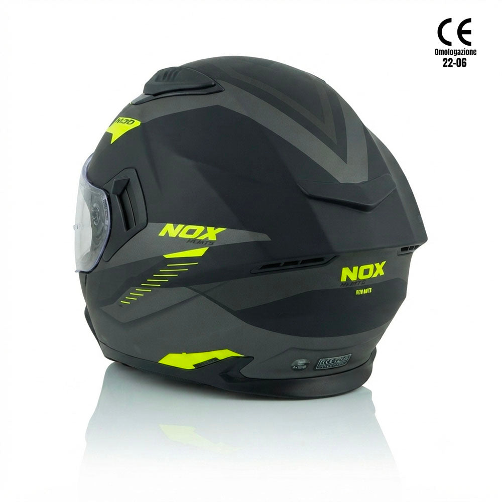 Casco jet nox myst  doppia visiera taglia s (calza XS 53/54 cm)