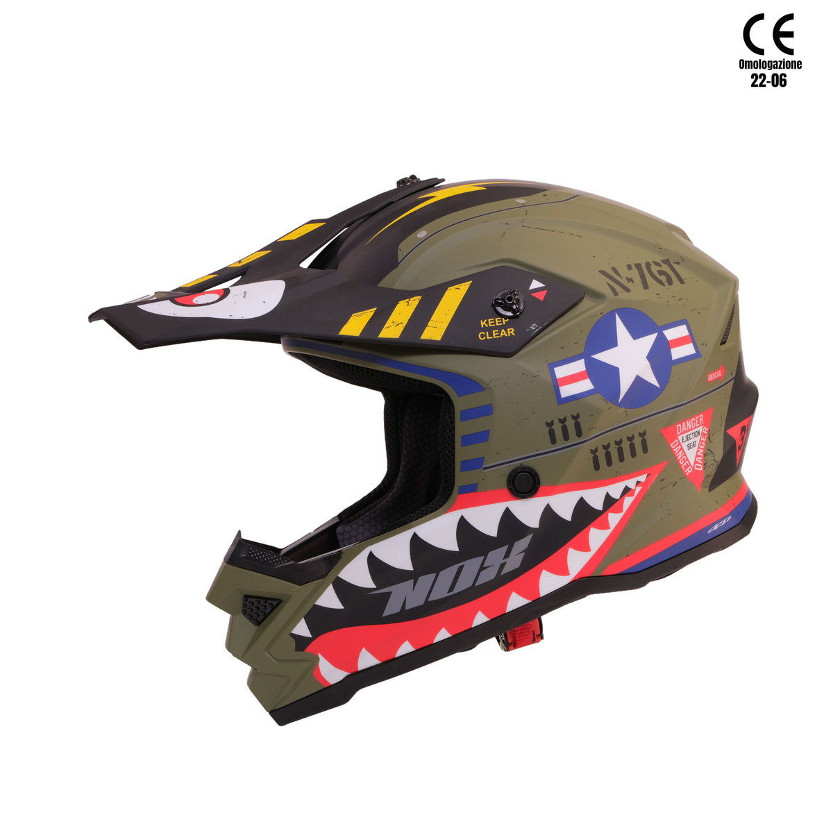 Casco off road bambino