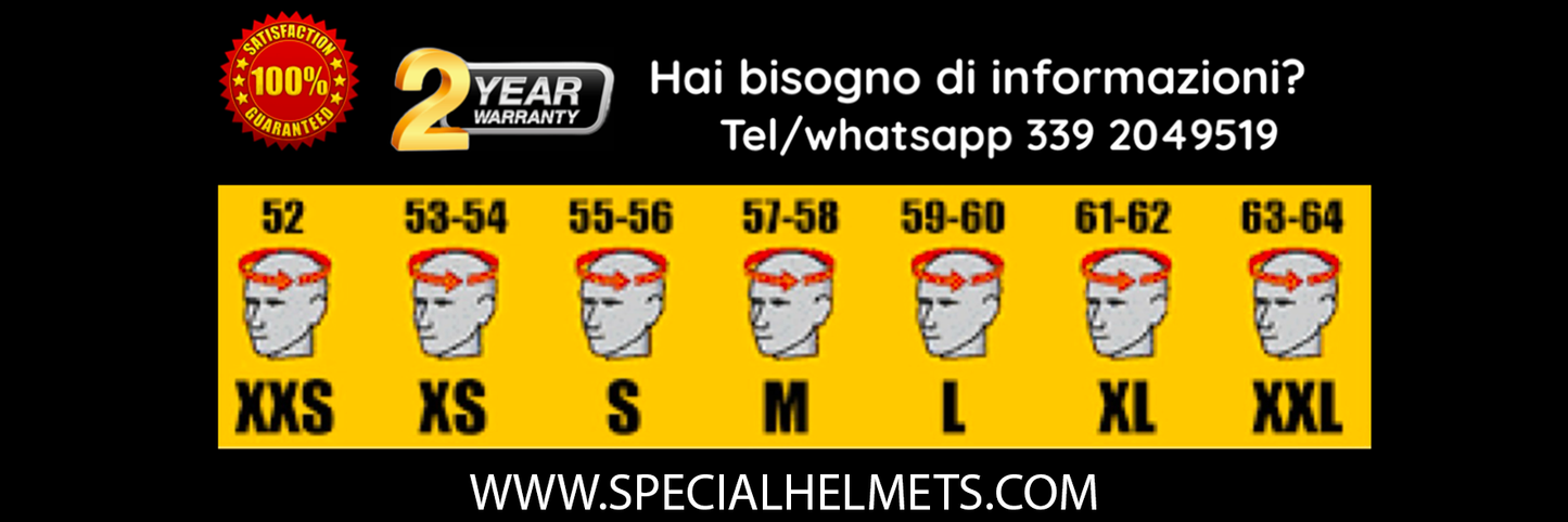 Casco modulare tomak omologato, visiera parasole