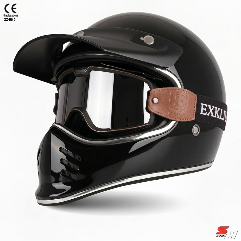 integrale seventy off road vintage 0.6 + occhiale