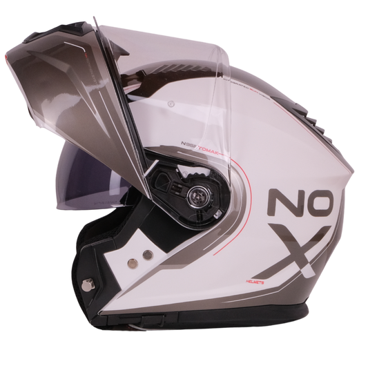 Casco modulare tomak omologato, visiera parasole