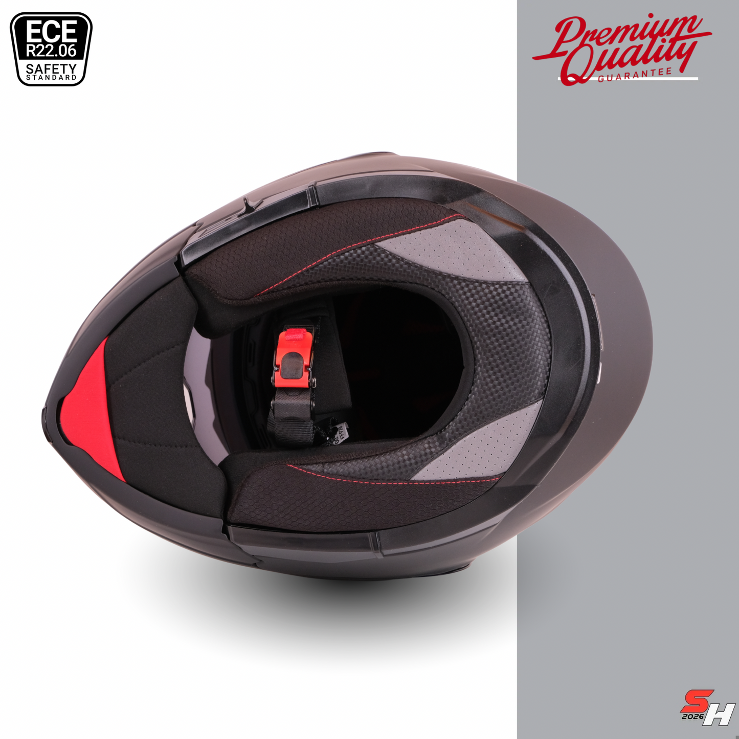 Casco modulare visiera a specchio taglia S