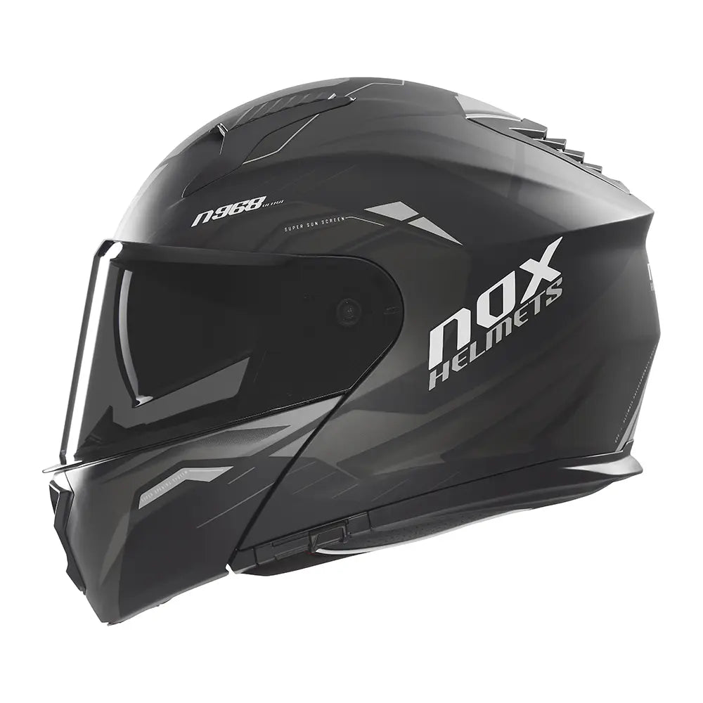 N968H "Perfect Vision" Modular Helmet - ECE 22.06 P/J + Mounted Pinlock® &amp; Reflex Kit