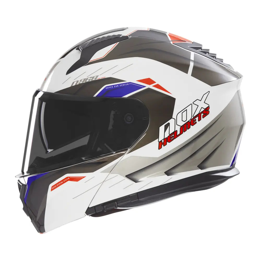 N968H "Perfect Vision" Modular Helmet - ECE 22.06 P/J + Mounted Pinlock® &amp; Reflex Kit
