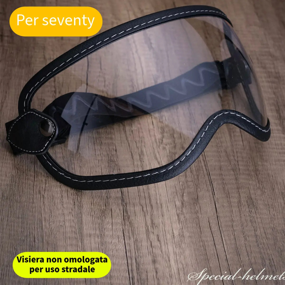 Visiera ad elastico regolabile