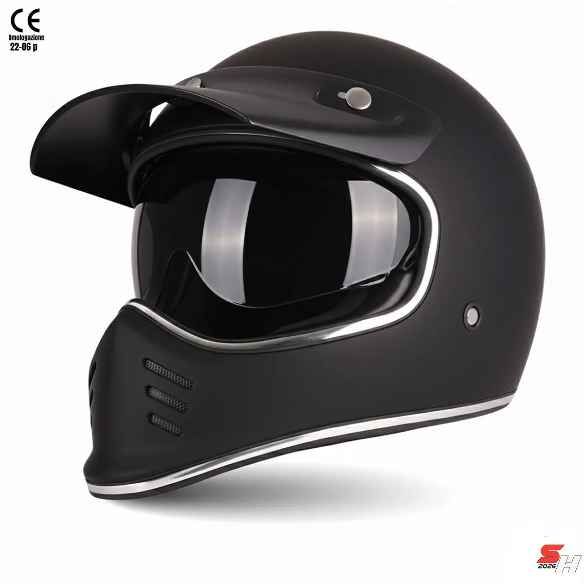 Vintage Seventy 0.6 Off-Road Full Face Helmet Vintage Seventy 0.6 Off-Road Full Face Helmet